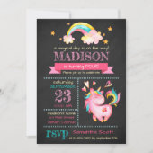 Verjaardag van de eenhoorn | Magische verjaardagsf Kaart (Voorkant)