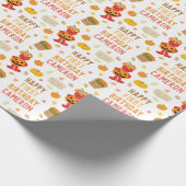 Verjaardag van de Elmo Herfst in Sesamstraat Cadeaupapier (Hoek)