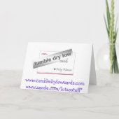 verjaardag van de fiets kaart (Achterkant)