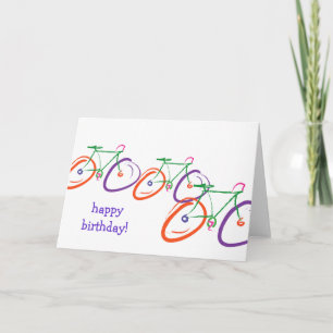 verjaardag van de fiets kaart