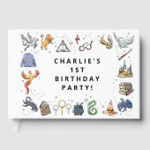 Verjaardag van de Harry Potter-iconen Gastenboek (Voorkant)