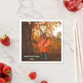 Verjaardag van de hertenjager servet (Insitu)