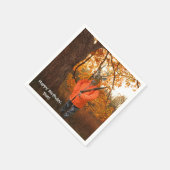 Verjaardag van de hertenjager servet (Hoek)