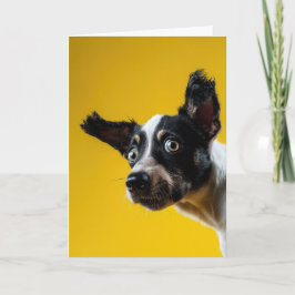 Verjaardag van de hond" kaart