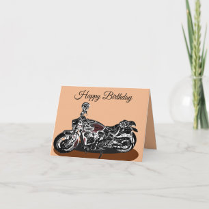 Verjaardag van de Indian MotorBike Kaart