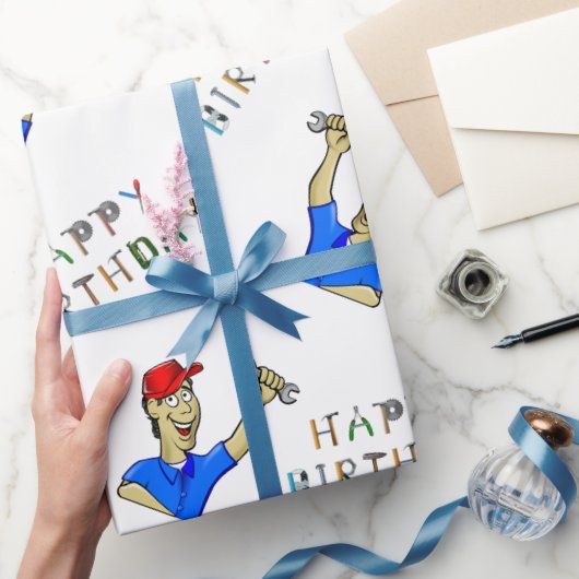 Verjaardag van de ingenieur cadeaupapier (Geschenken)