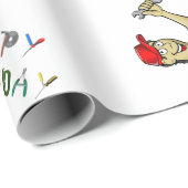 Verjaardag van de ingenieur cadeaupapier (Rol Hoek)