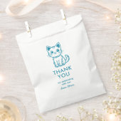 Verjaardag van de jongen met aangepaste kleuren sc bedankzakje (Geknipt)