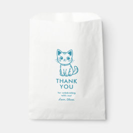 Verjaardag van de jongen met aangepaste kleuren sc bedankzakje