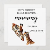 Verjaardag van de Kaart (Voorkant / Achterkant)