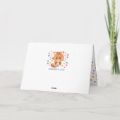 Verjaardag van de Kat van het Kat van de Bedankkaart (Achterkant)