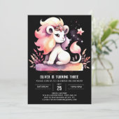 Verjaardag van de Kinder betoverde leeuw Kaart (Staand voorkant)