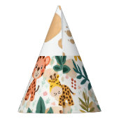 Verjaardag van de kinderen feesthoedjes (Achterkant)