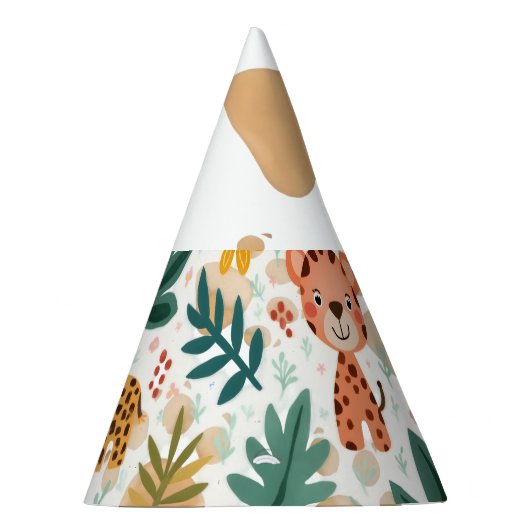 Verjaardag van de kinderen feesthoedjes (Rechts)