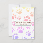 Verjaardag van de kinderen in Oerwoud stijl Bedankkaart (Voorkant)