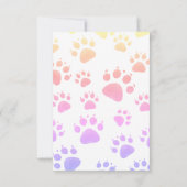 Verjaardag van de kinderen in Oerwoud stijl Bedankkaart (Achterkant)