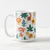 Verjaardag van de kinderen in Oerwoud stijl Koffiemok (Links)