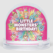 Verjaardag van de kleine monsters – Natasha Us Sneeuwbol (Achterkant)