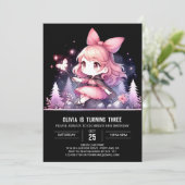 Verjaardag van de kleine tovenaar kaart (Staand voorkant)