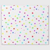 Verjaardag van de kleurrijke kinderen cadeaupapier (Vlak)