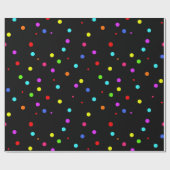 Verjaardag van de kleurrijke kinderen cadeaupapier (Vlak)