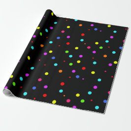 Verjaardag van de kleurrijke kinderen cadeaupapier