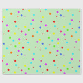 Verjaardag van de kleurrijke kinderen cadeaupapier (Vlak)