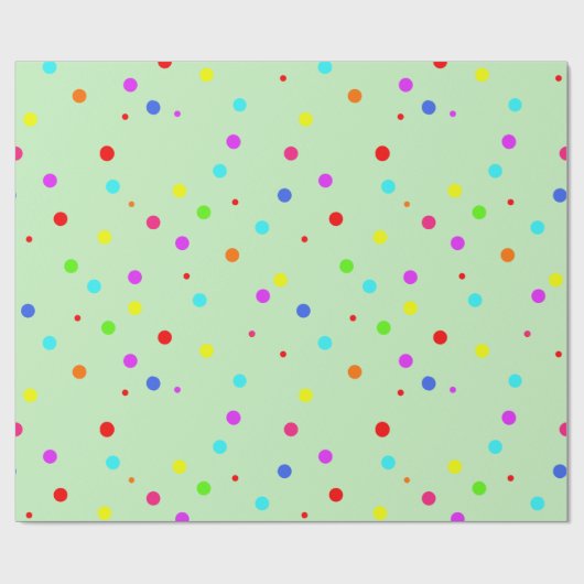 Verjaardag van de kleurrijke kinderen cadeaupapier (Vlak)