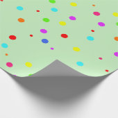 Verjaardag van de kleurrijke kinderen cadeaupapier (Hoek)