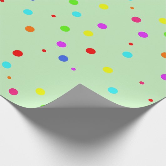 Verjaardag van de kleurrijke kinderen cadeaupapier (Hoek)