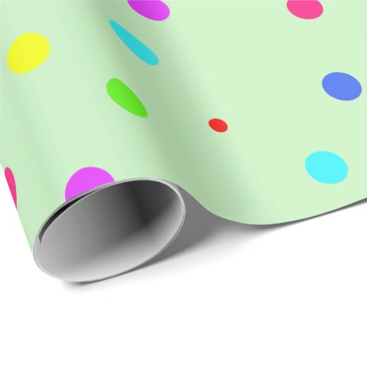 Verjaardag van de kleurrijke kinderen cadeaupapier (Rol Hoek)