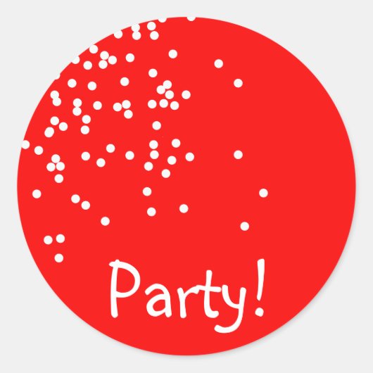 Verjaardag van de kleurrijke kinderen ronde sticker (Voorkant)