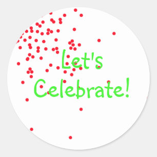 Verjaardag van de kleurrijke kinderen ronde sticker