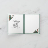 Verjaardag van de koffieliefhebber met plaid kaart (Binnen)