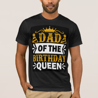 Verjaardag van de koningin gelukkige verjaardag DA T-shirt