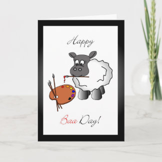 Verjaardag van de kunstenaar wenskaart kaart