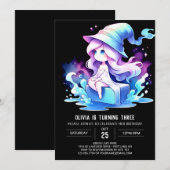 Verjaardag van de lieve kleine tovenaar kaart (Voorkant / Achterkant)