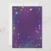 Verjaardag van de magische eenhoorn kaart (Achterkant)