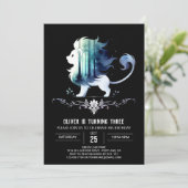 Verjaardag van de magische leeuw kaart (Staand voorkant)