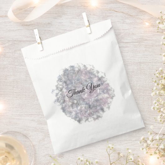 Verjaardag van de magische Sterrennacht Celestial Bedankzakje (Geknipt)