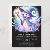 Verjaardag van de magische tovenaar kaart (Voorkant)