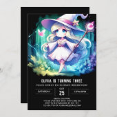 Verjaardag van de Majestic Digital Wizard Kaart (Voorkant / Achterkant)