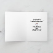 Verjaardag van de mannelijke broederlijke tweeling kaart (Binnen)