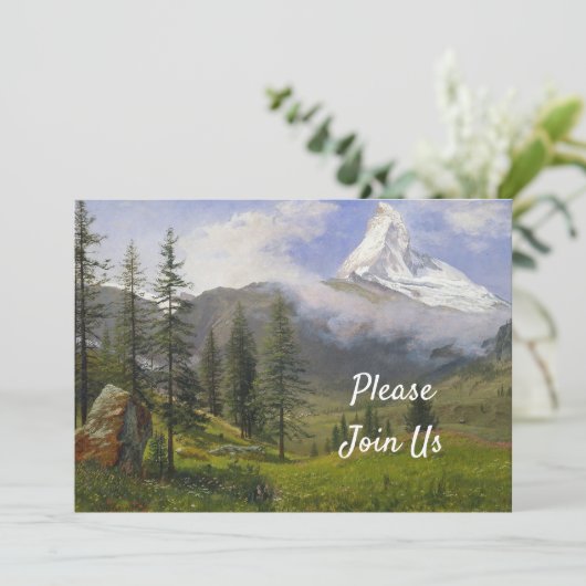 Verjaardag van de Matterhorn Kaart (Staand voorkant)