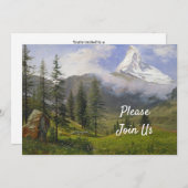 Verjaardag van de Matterhorn Kaart (Voorkant / Achterkant)