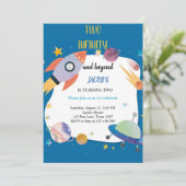 Verjaardag van de meeste waterverf ruimteplaneten kaart (Staand voorkant)