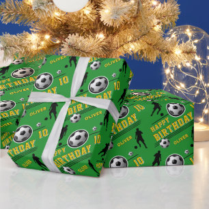 Verjaardag van de moderne voetbal Football balspel Cadeaupapier