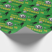 Verjaardag van de moderne voetbal Football balspel Cadeaupapier (Hoek)