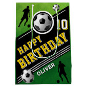 Verjaardag van de moderne voetbal Football balspel Medium Cadeauzakje (Achterkant)