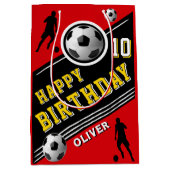 Verjaardag van de moderne voetbal Football balspel Medium Cadeauzakje (Voorkant)